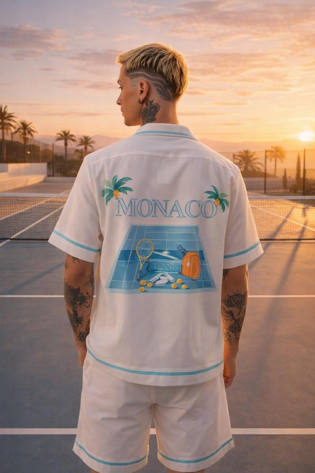 Ensemble Monaco Tennis Court - BLVCKSTORE