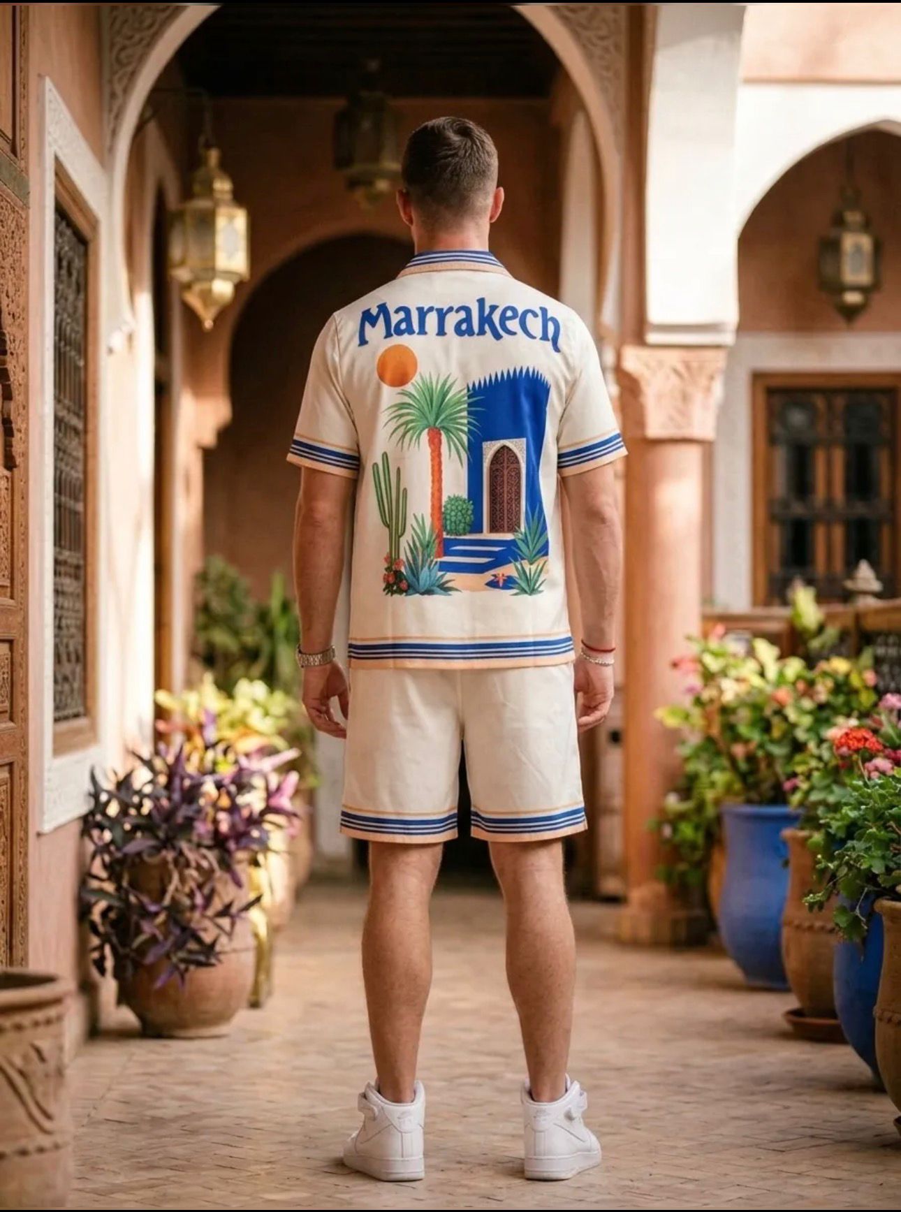 Ensemble été chemise + short Marrakech - BLVCKSTORE
