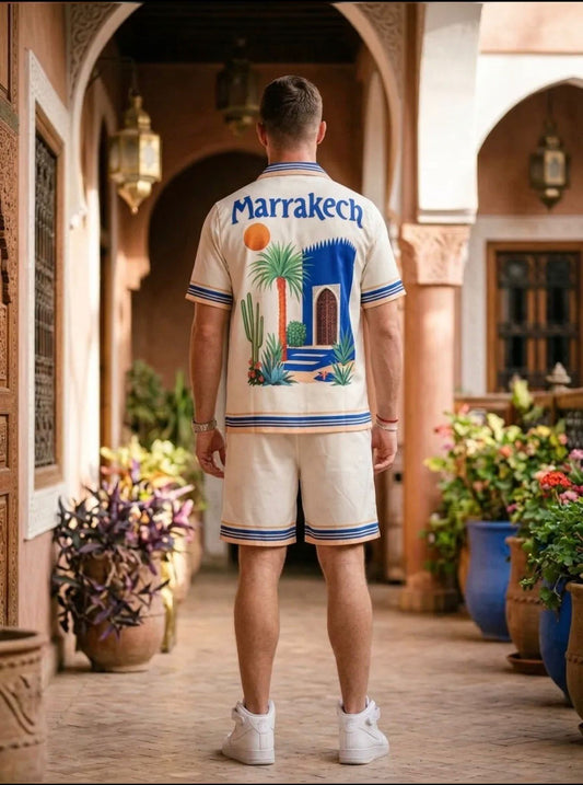 Ensemble été chemise + short Marrakech - BLVCKSTORE