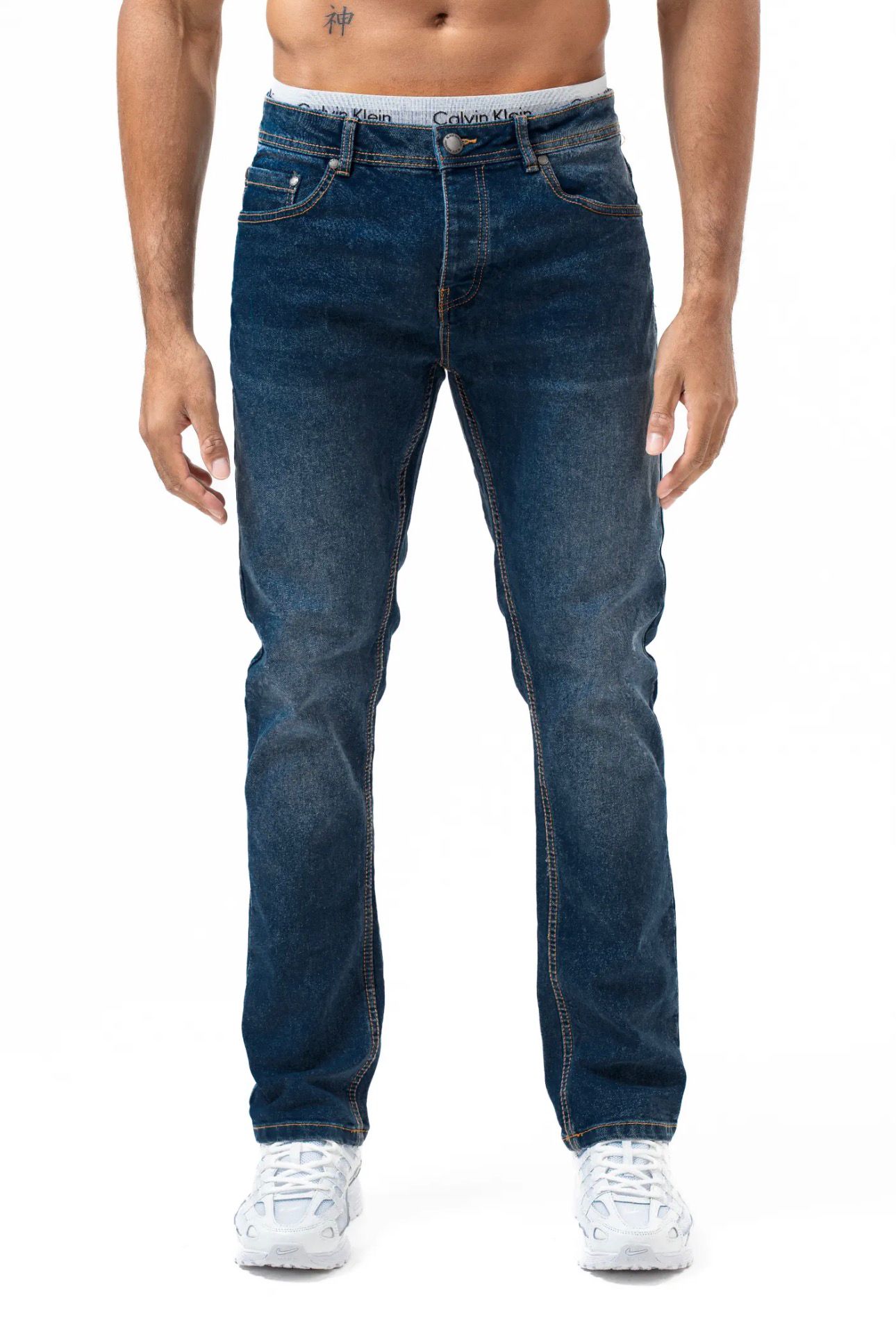 Jean Straight Indigo Medium - BLVCKSTORE