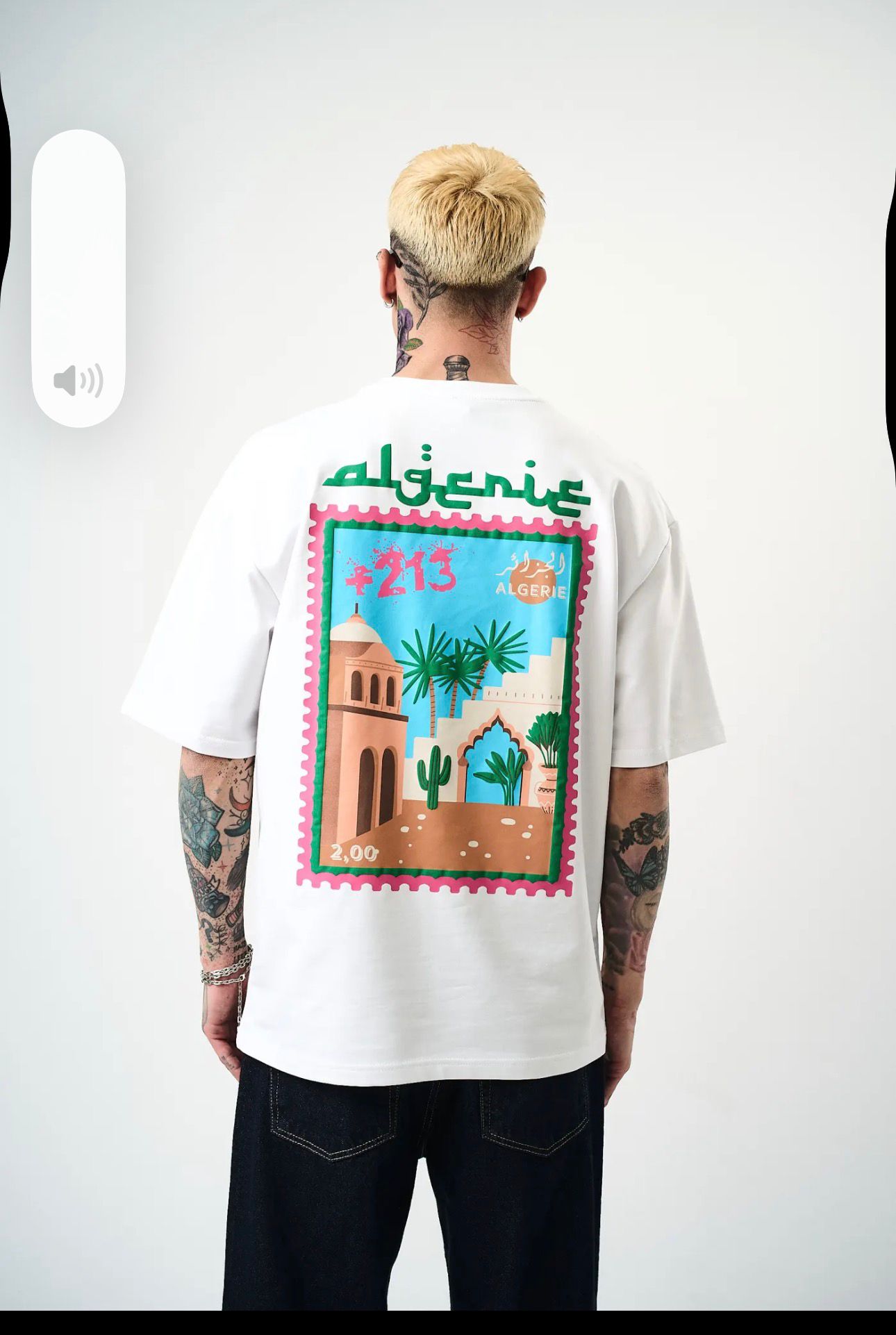 Tee - Shirt Algérie +213 - BLVCKSTORE